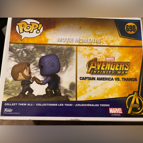 Avengers Funko Pop Captain America vs. Thanos - Picture 3 of 5